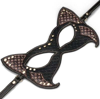 Rebellion Reign Cat Mask in Vegan Leather