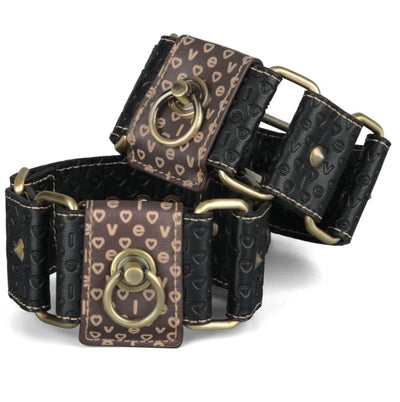 Rebellion Reign Ankle Cuffs in Vegan Leather