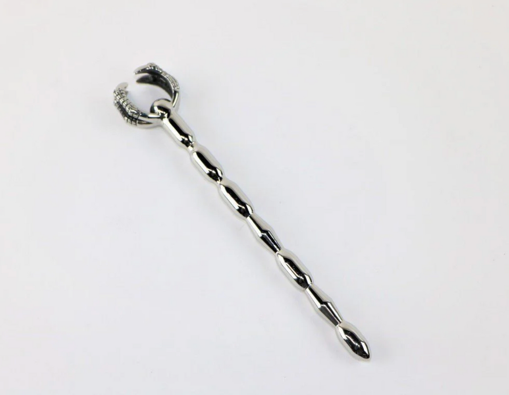 STAINLESS STEEL DRAGON-CLAW URETHRAL SOUND PENIS PLUG