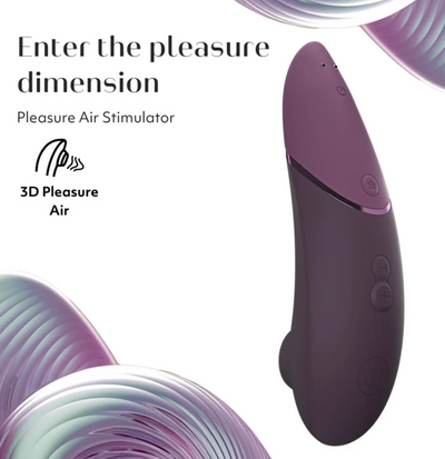 Womanizer Next Clitoral 3D Pleasure Air Stimulator Purple