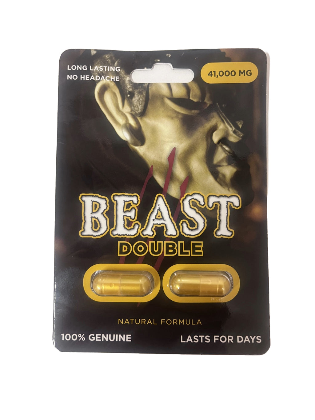 Beast Double Male Sexual Enhancement Supplement - 2 Capsules