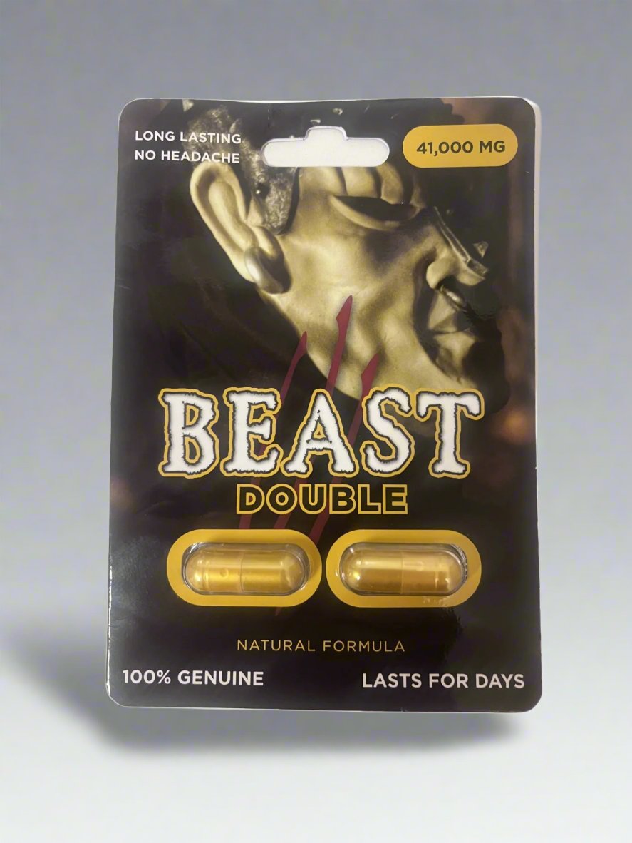 Beast Double Male Sexual Enhancement Supplement - 2 Capsules