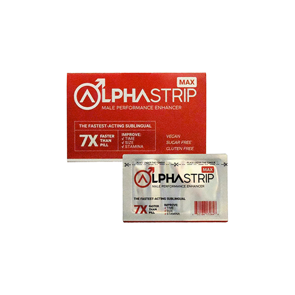 AlphaStrip Max Male Performance Enhancer - 1 Strip