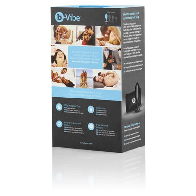 b-Vibe Snug Plug 4 Weighted - Black