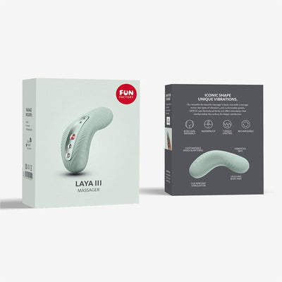 The Fun Factory Laya III Lay-On Vibrator has an iconic 