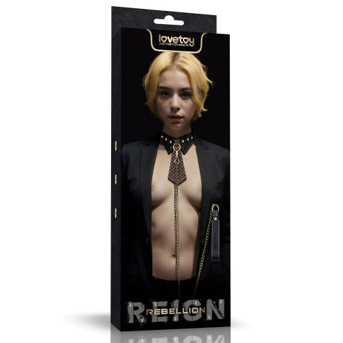 Rebellion Reign Collar and Leash by LoveToy