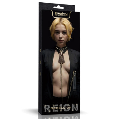 Rebellion Reign Collar and Leash by LoveToy