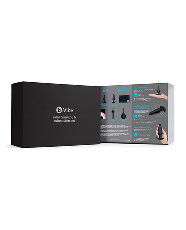 b-Vibe Anal Training & Education Set - Black