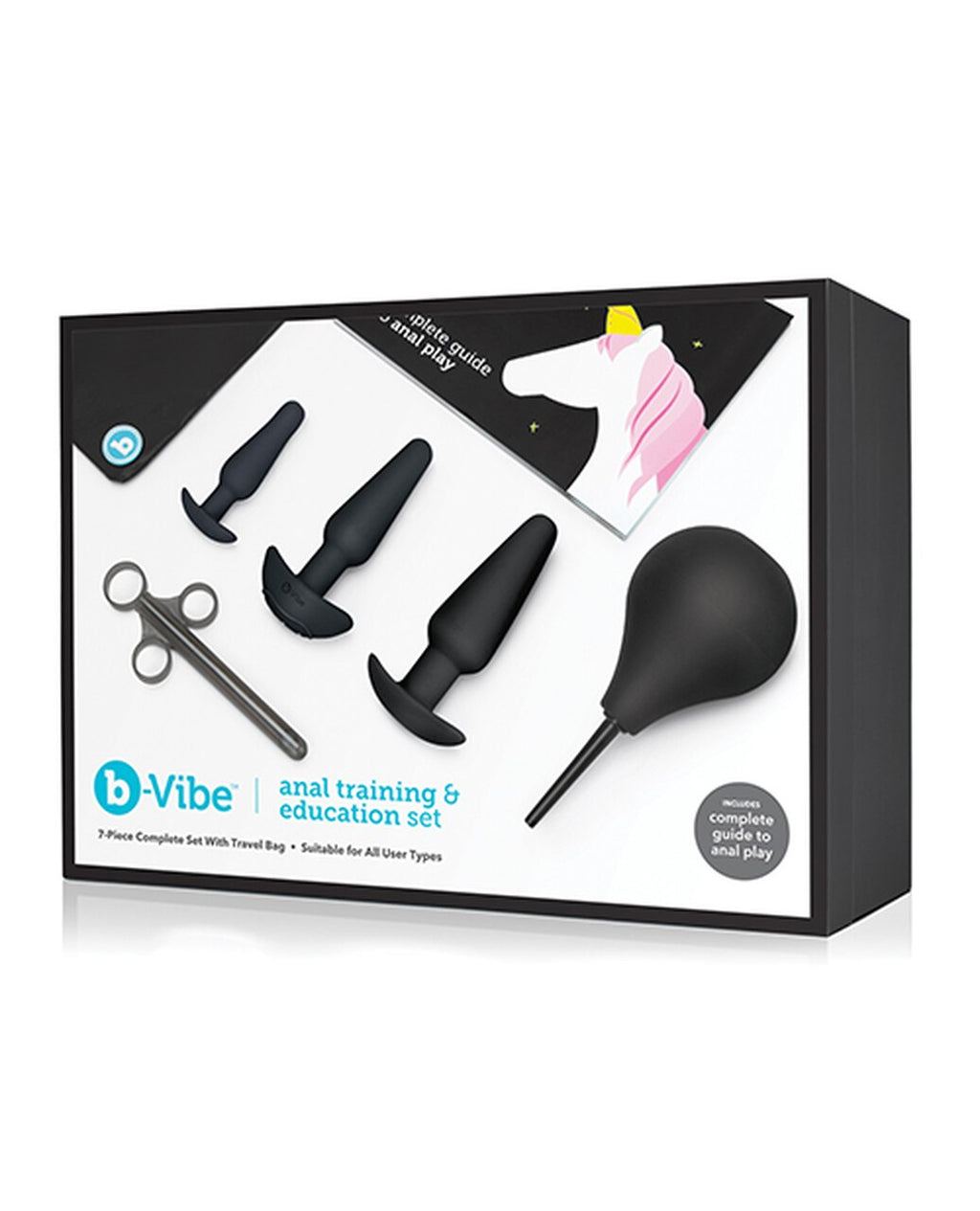 b-Vibe Anal Training & Education Set - Black