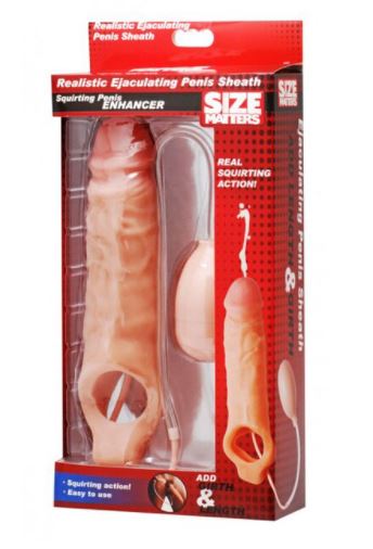 Realistic Ejaculating Penis Enlargement Sheath