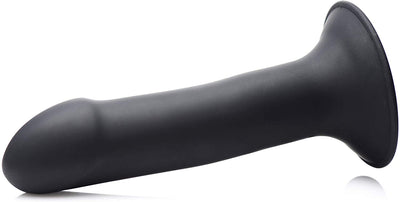 Squeezable Phallic Dildo - Black